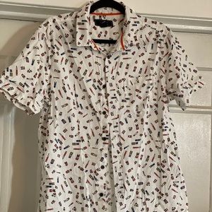 Men’s short sleeve button up
